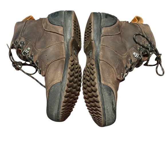 Sorel Ankeny Mid Rise Hiking Boots Mens Size 8 Brown Leather Waterproof Outdoor - Picture 3 of 10